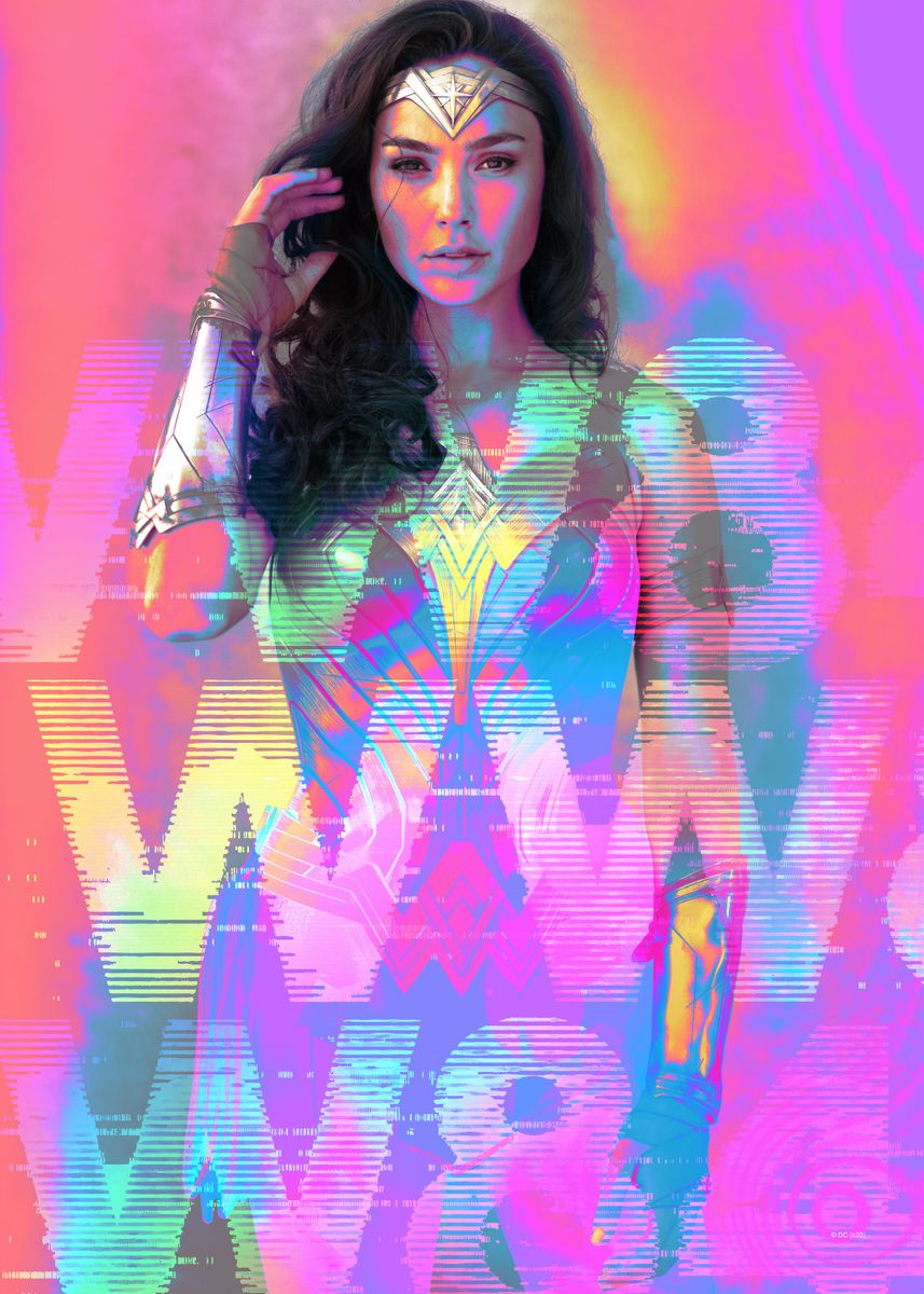 'WW84' Poster, picture, metal print, paint by DC Comics | Displate