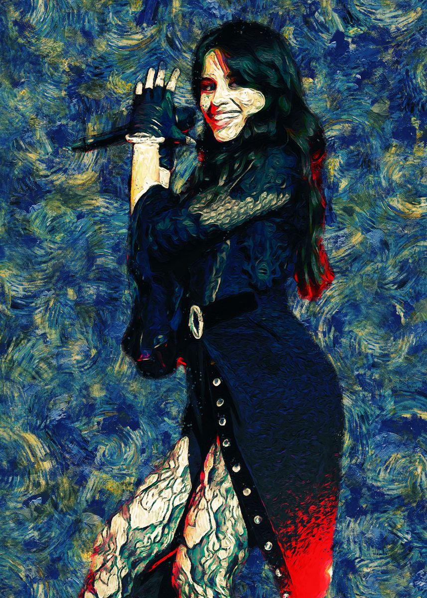 'Camila Cabello' Poster, picture, metal print, paint by TI KI | Displate