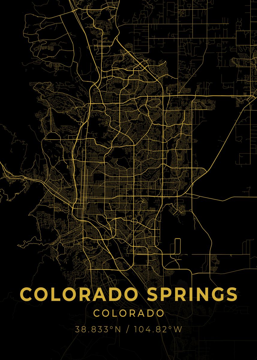 'Colorado Springs' Poster by Conceptual Photography Displate