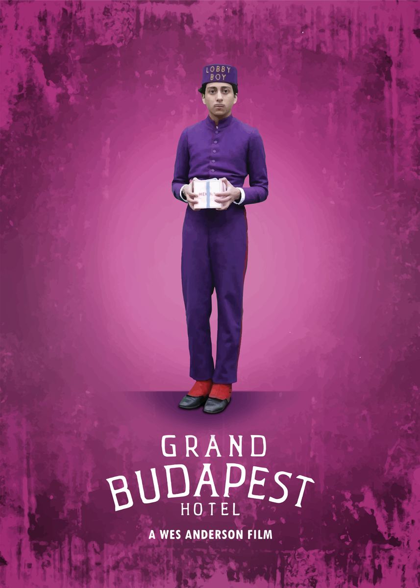 parti værtinde nyse Grand Budapest Hotel' Poster by Bo Kev | Displate