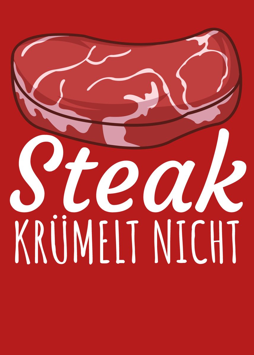 'Steak' Poster by maxdesign Displate