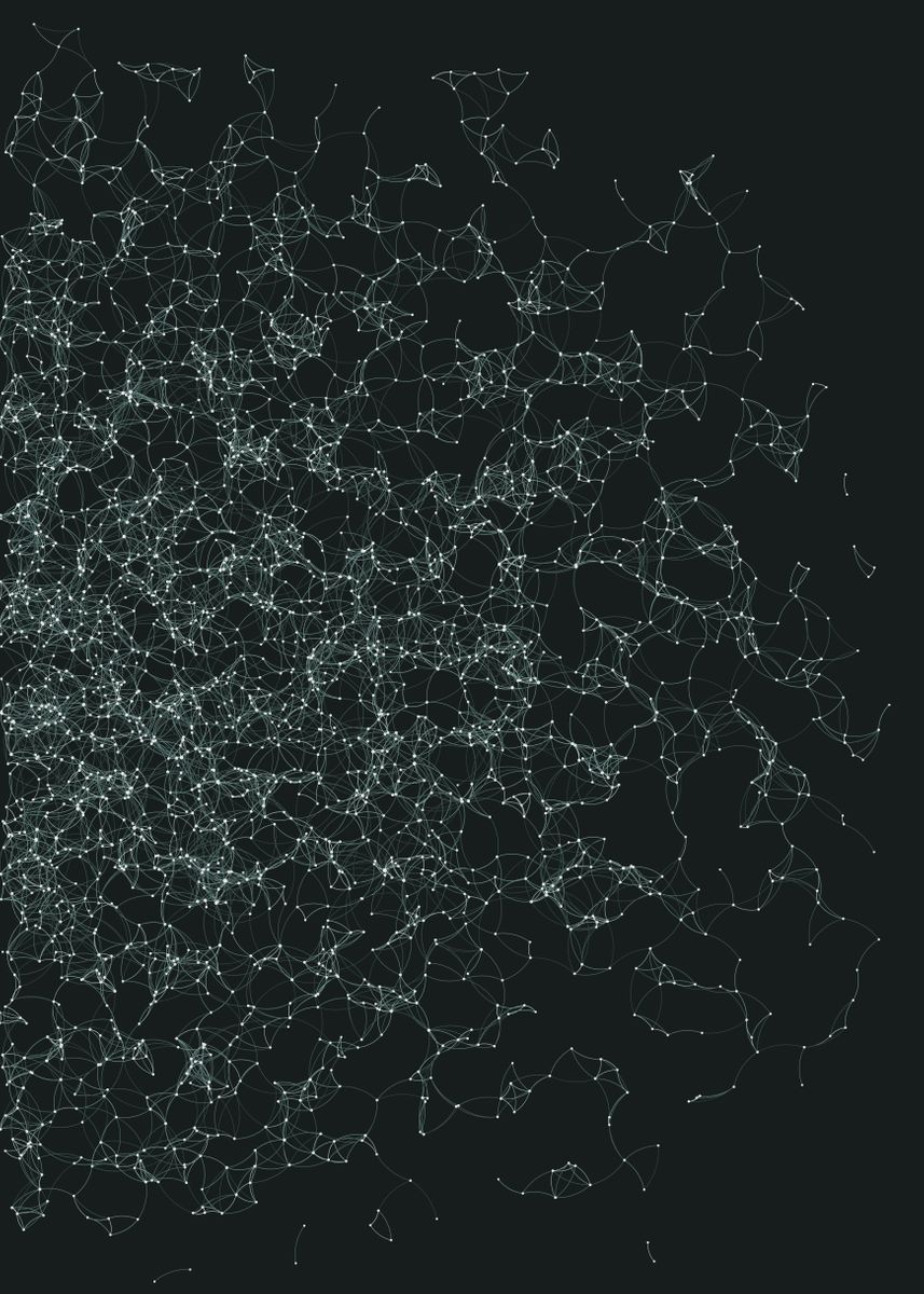 'Network Mesh' Poster by Iurii Vlasenko | Displate