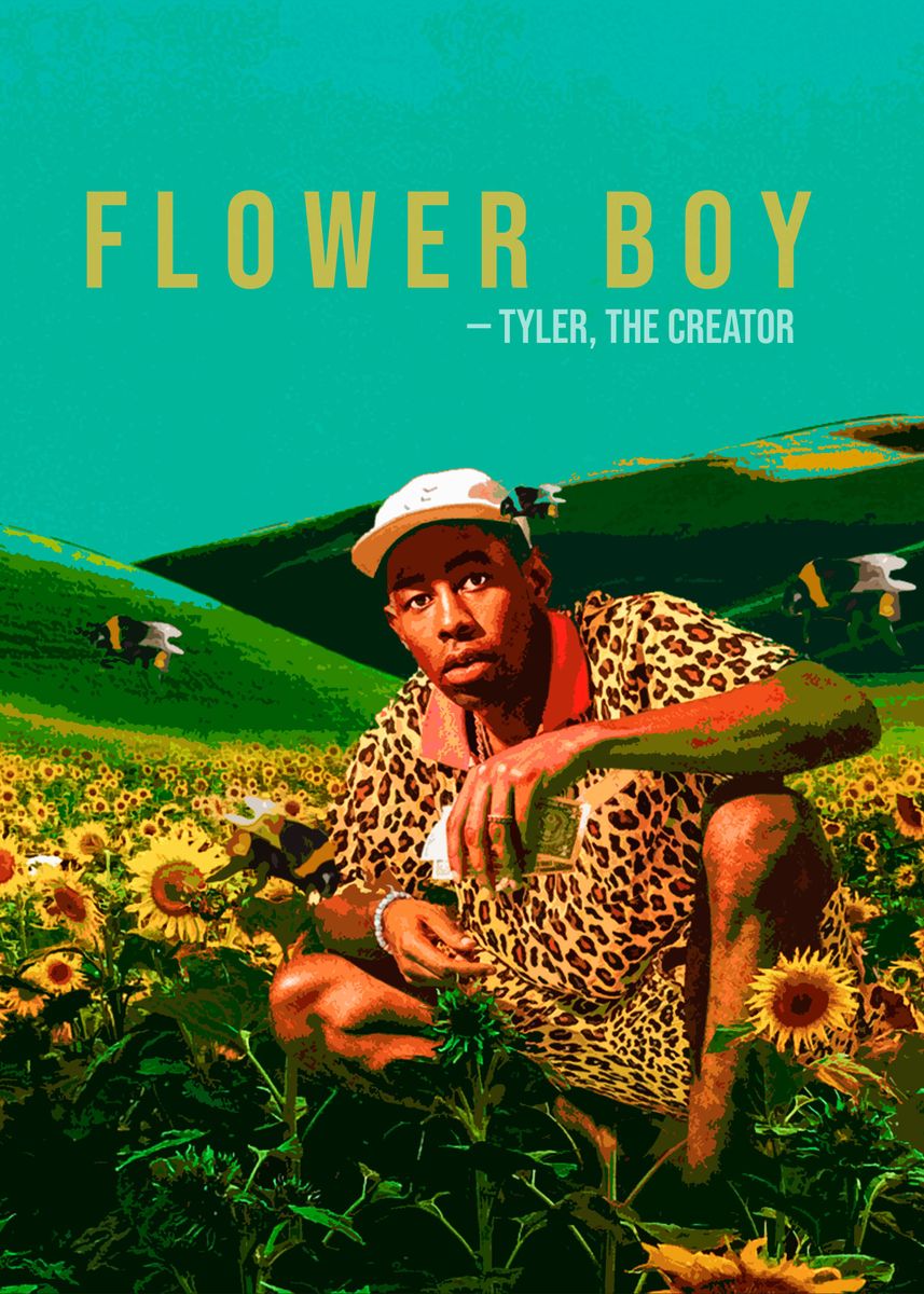 tyler the creator flower boy poster