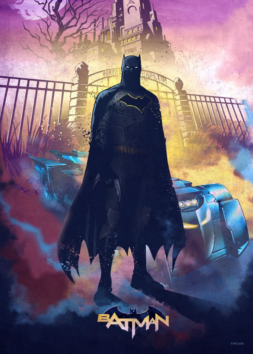 Batman' Poster, picture, metal print, paint by DC Comics, Displate