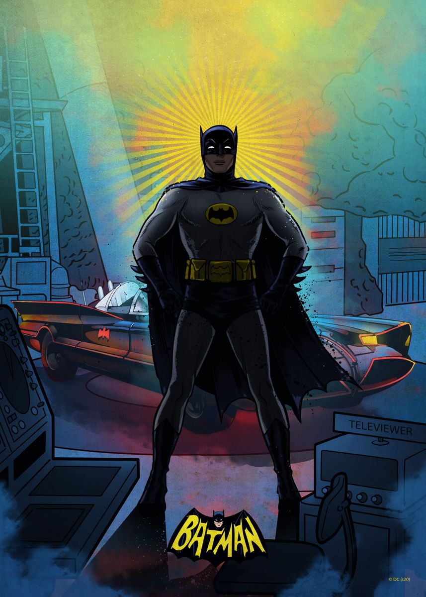 Batman' Poster, picture, metal print, paint by DC Comics, Displate