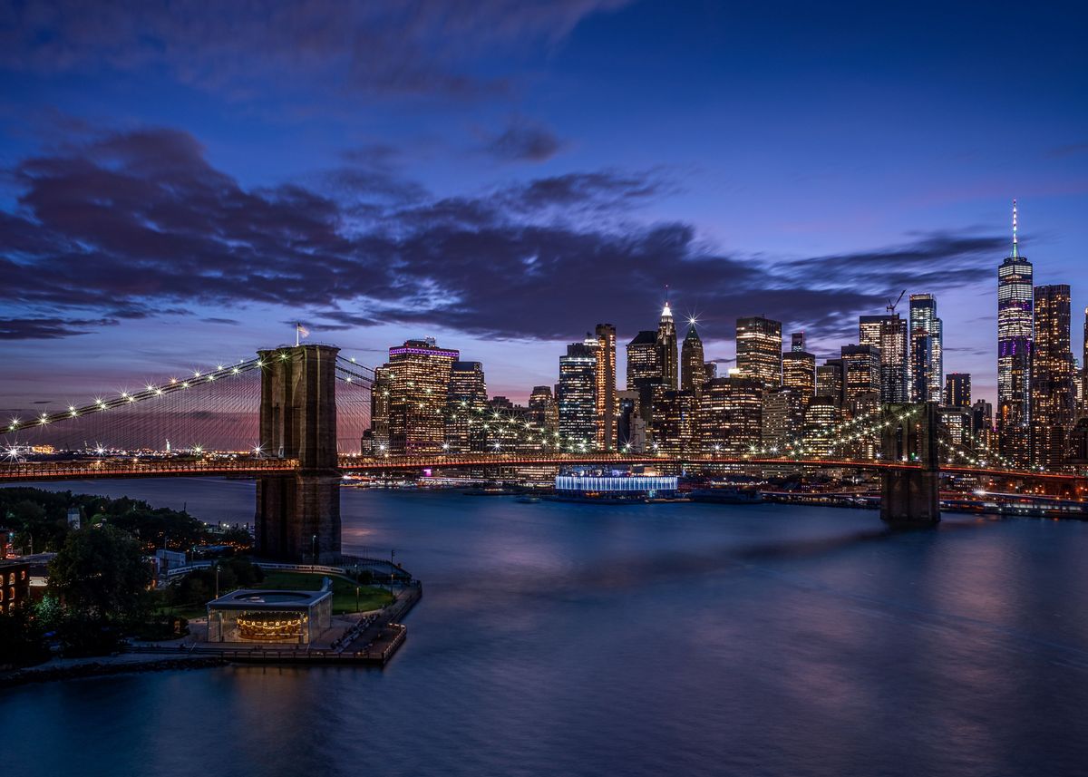 'Brooklyn bridge' Poster by ETES DAMIEN | Displate