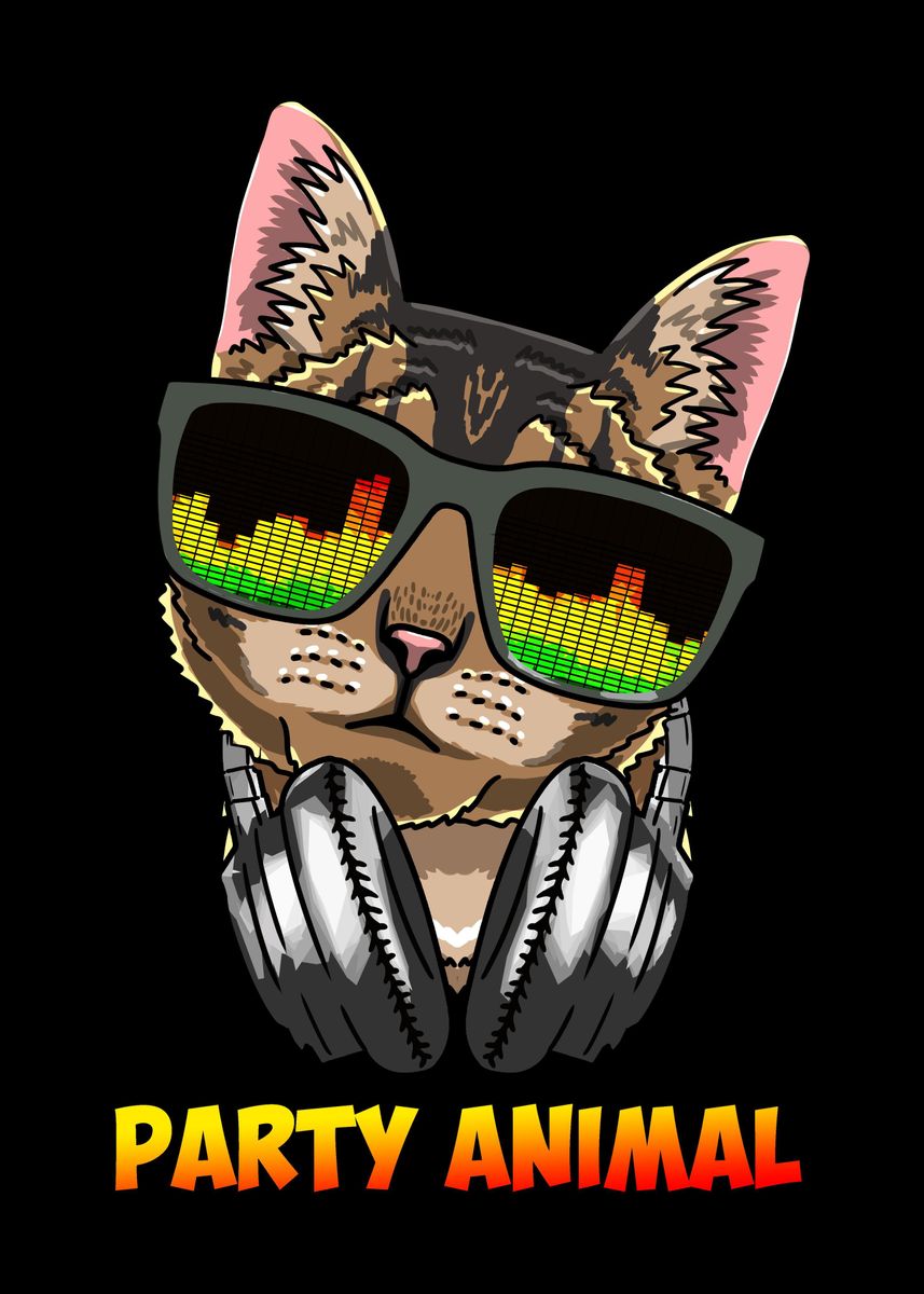 Dj Cat Posters for Sale