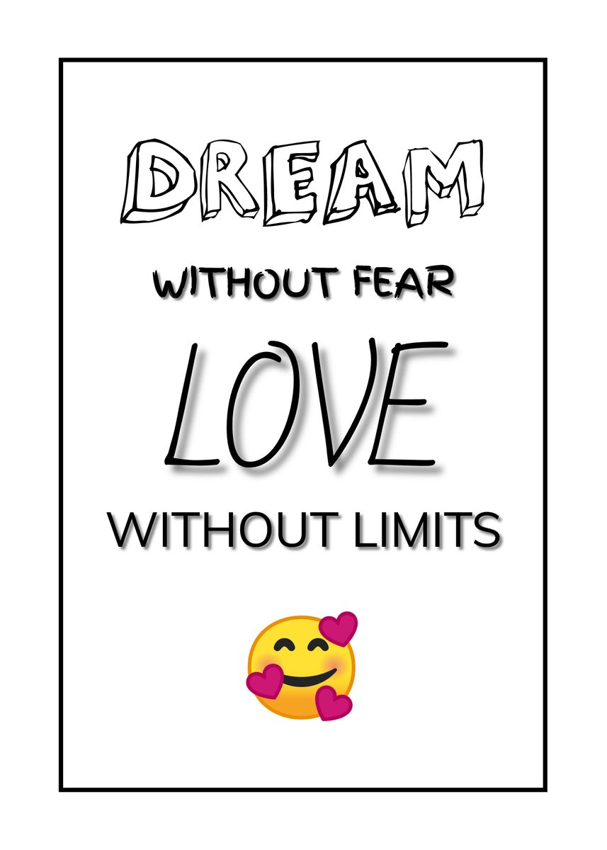 Love Without Limits Poster By Millionaire Quotes Displate