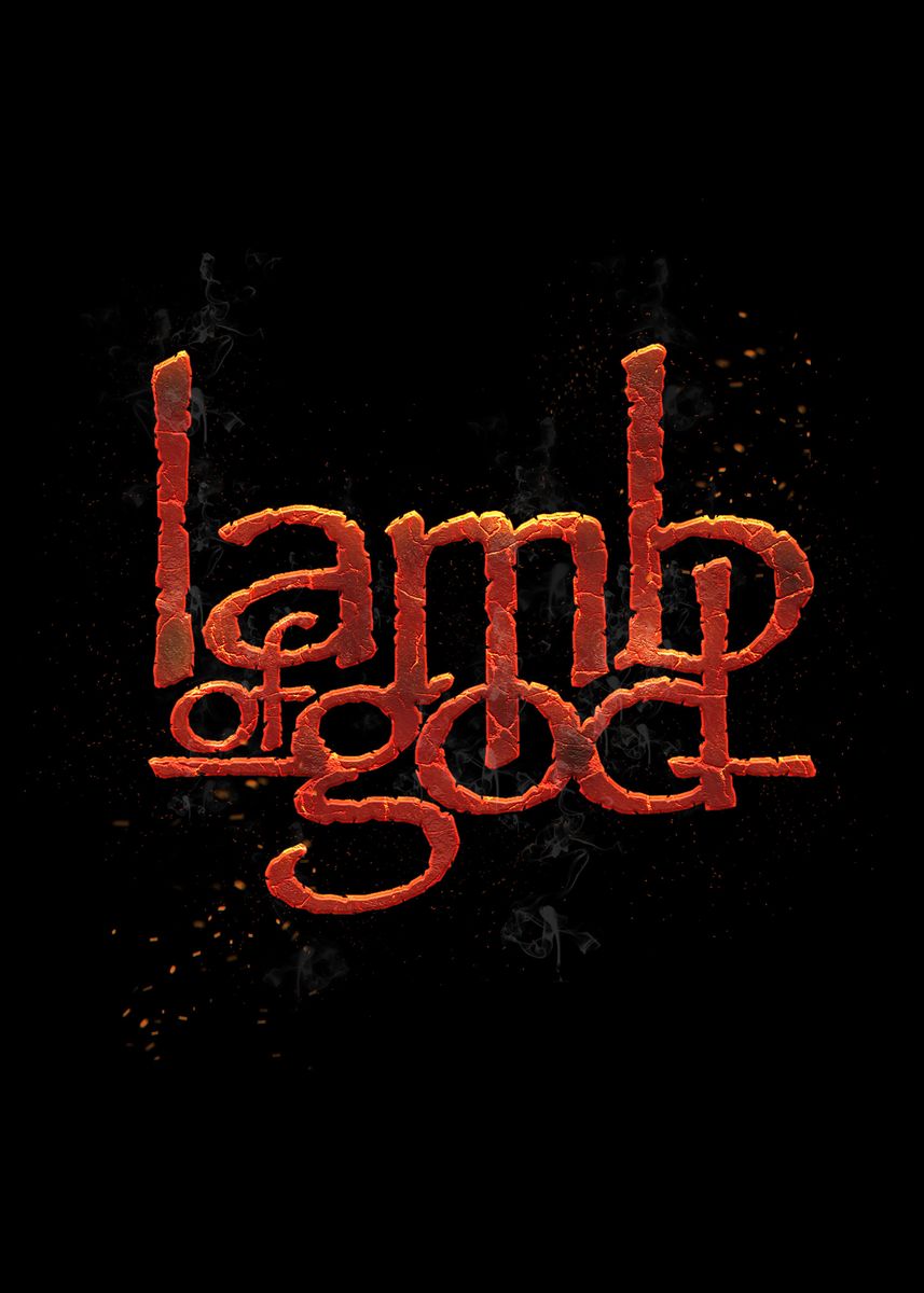 'Lamb of God' Poster, picture, metal print, paint by MIXI GROUP Displate