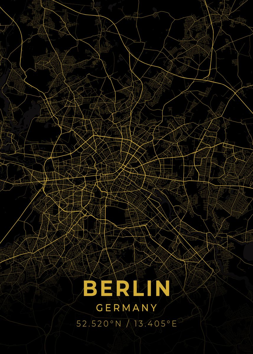 'Berlin Germany' Poster by Conceptual Photography | Displate