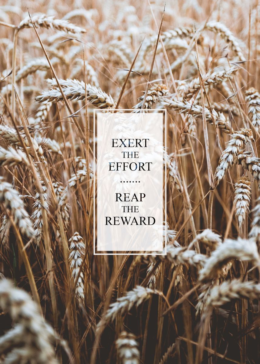 exert-effort-reap-rewards-poster-by-abconcepts-displate