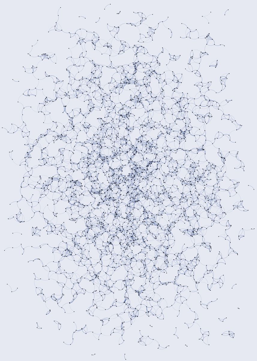 'Network Mesh' Poster by Iurii Vlasenko | Displate