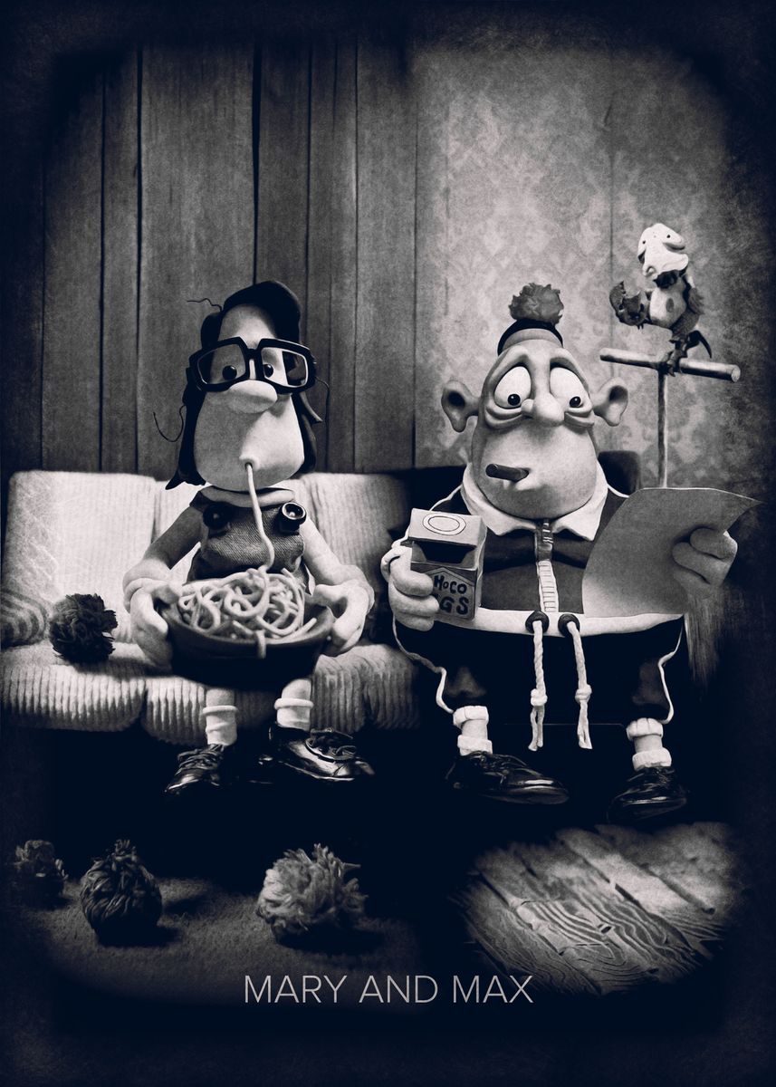 Mary And Max Poster By Darkarty Displate
