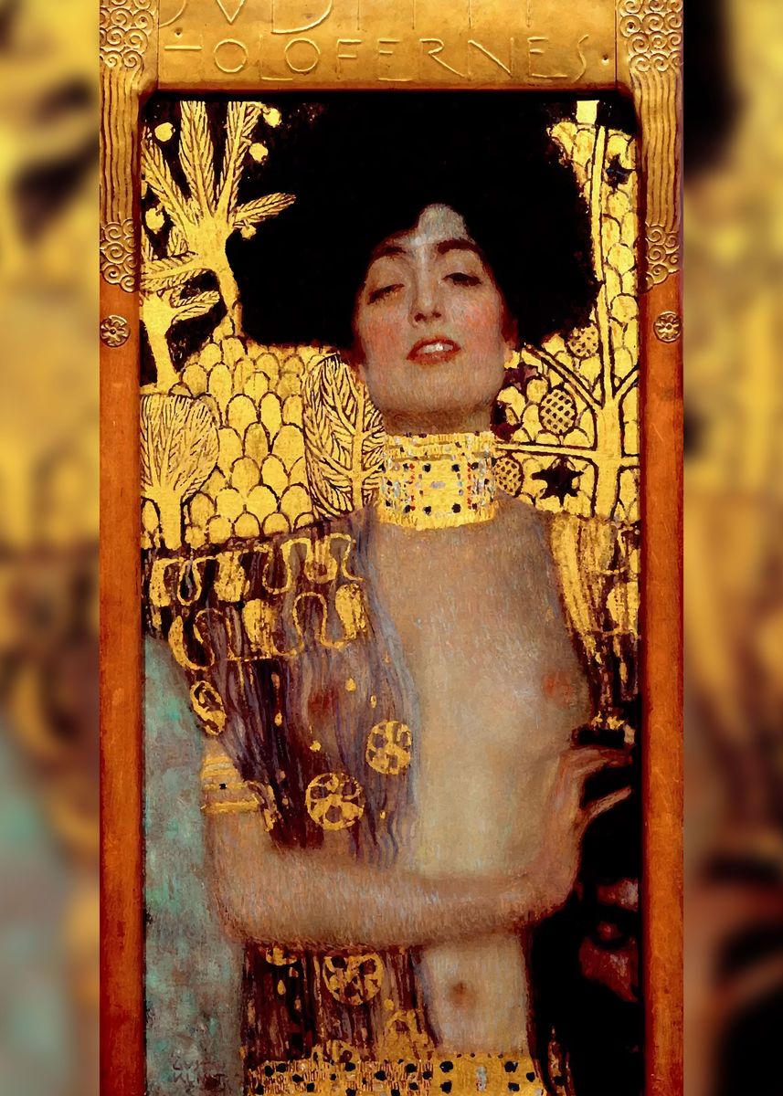 Judith Gustav Klimt Poster picture metal print paint by