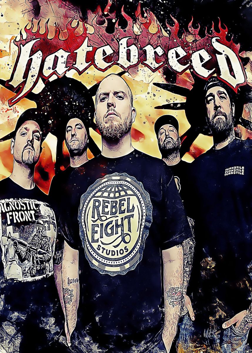 'Hatebreed' Poster, picture, metal print, paint by HABIT ART | Displate