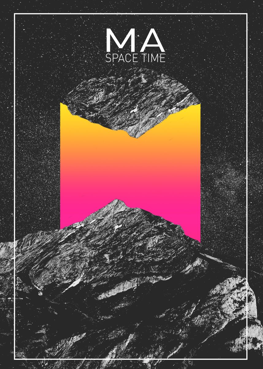 Spacetime Poster Print  metal posters - Displate