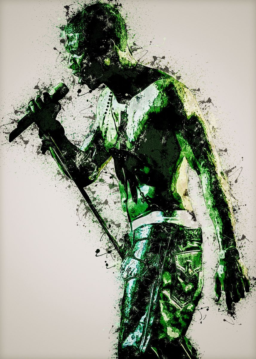 'Usher live Concert' Poster, picture, metal print, paint by My Legion ...