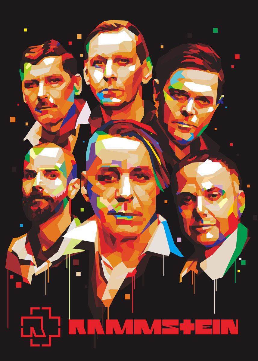 'rammstein' Poster by Em sandia Displate