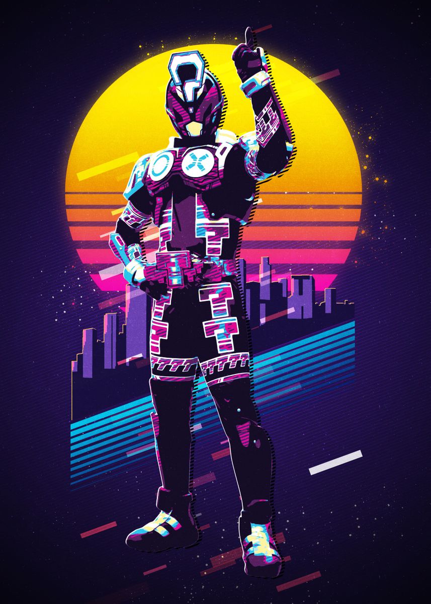 'KAMEN RIDER QUIZ' Poster by arif purnomo Displate
