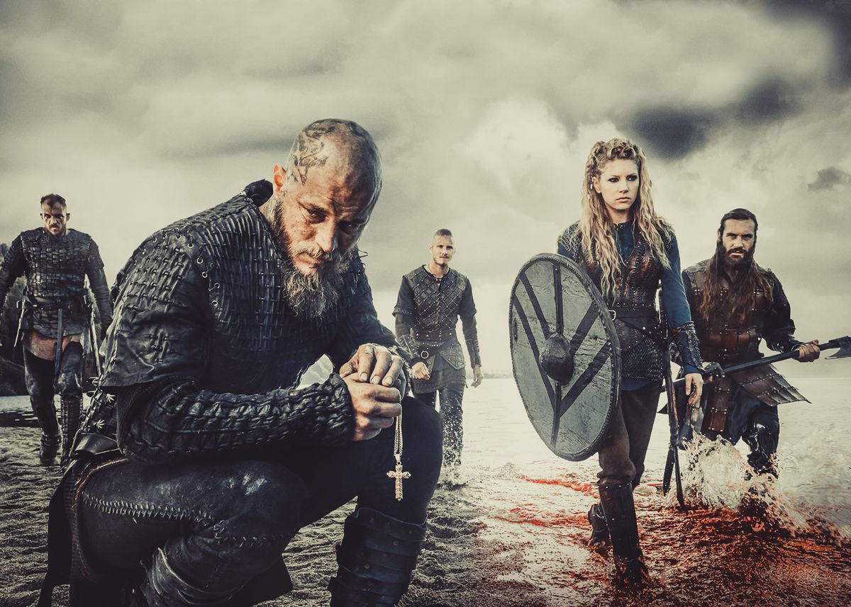 'Vikings' Poster by Agisbar  | Displate