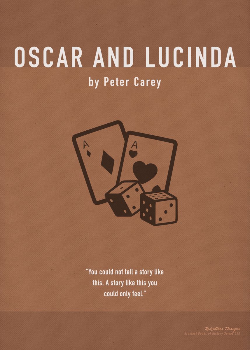 Oscar And Lucinda Book Art Poster Print By Design Turnpike Displate