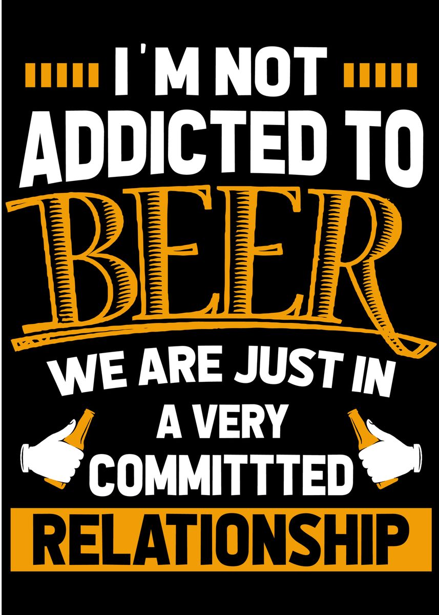 'Craft Beer' Poster by Tee Zamba | Displate