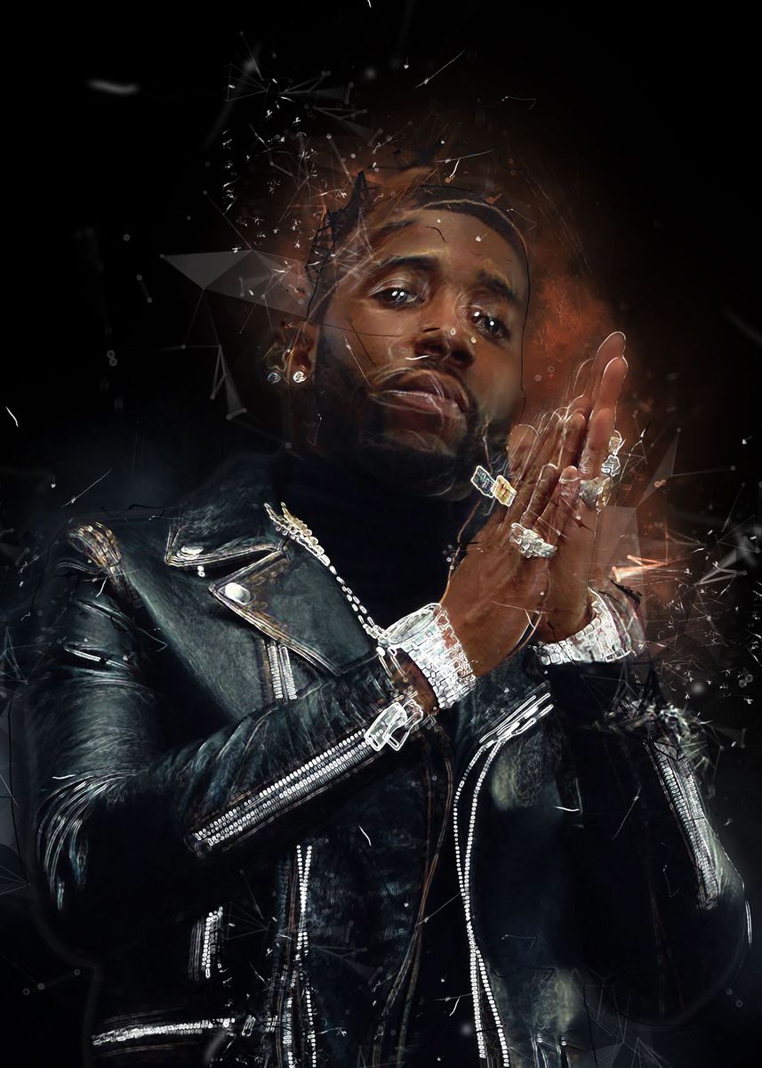 'YFN Lucci' Poster By HISAN TEAM | Displate