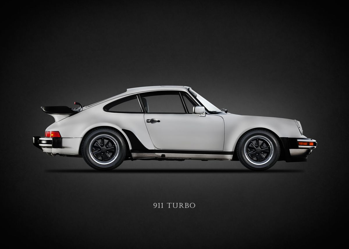 'The 911 Turbo 1984' Poster by RogueDesign  | Displate