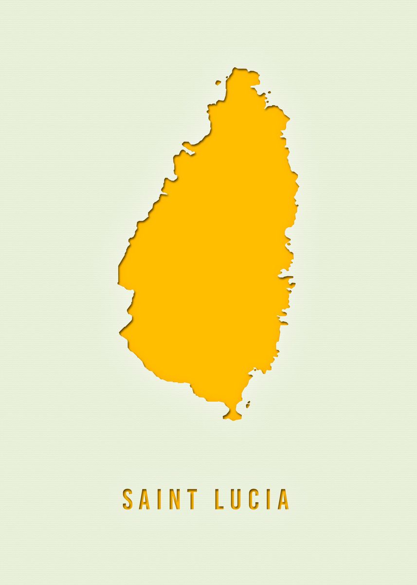 MAP OF SAINT LUCIA Poster Picture Metal Print Paint By Zero Nine   A2bed4e511344b5598dbeebac88b2f1d 7e31f45128abfd02d979f4871acf0cc1 