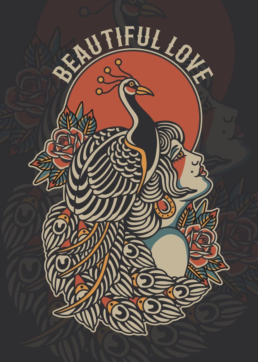 'Beautiful Love' Poster by TerpeneTom  | Displate