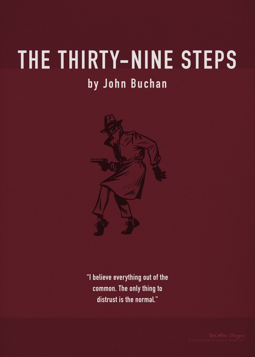'The Thirty Nine Steps ' Poster by Design Turnpike | Displate