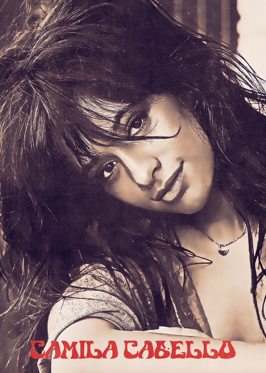 'Camila Cabello' Poster by Anxhela Sufa | Displate