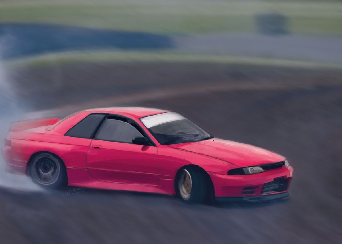 nissan skyline gtr r32 drift