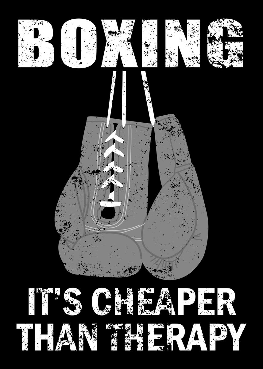 'Funny Boxing Quote' Poster by Marc Kolb | Displate