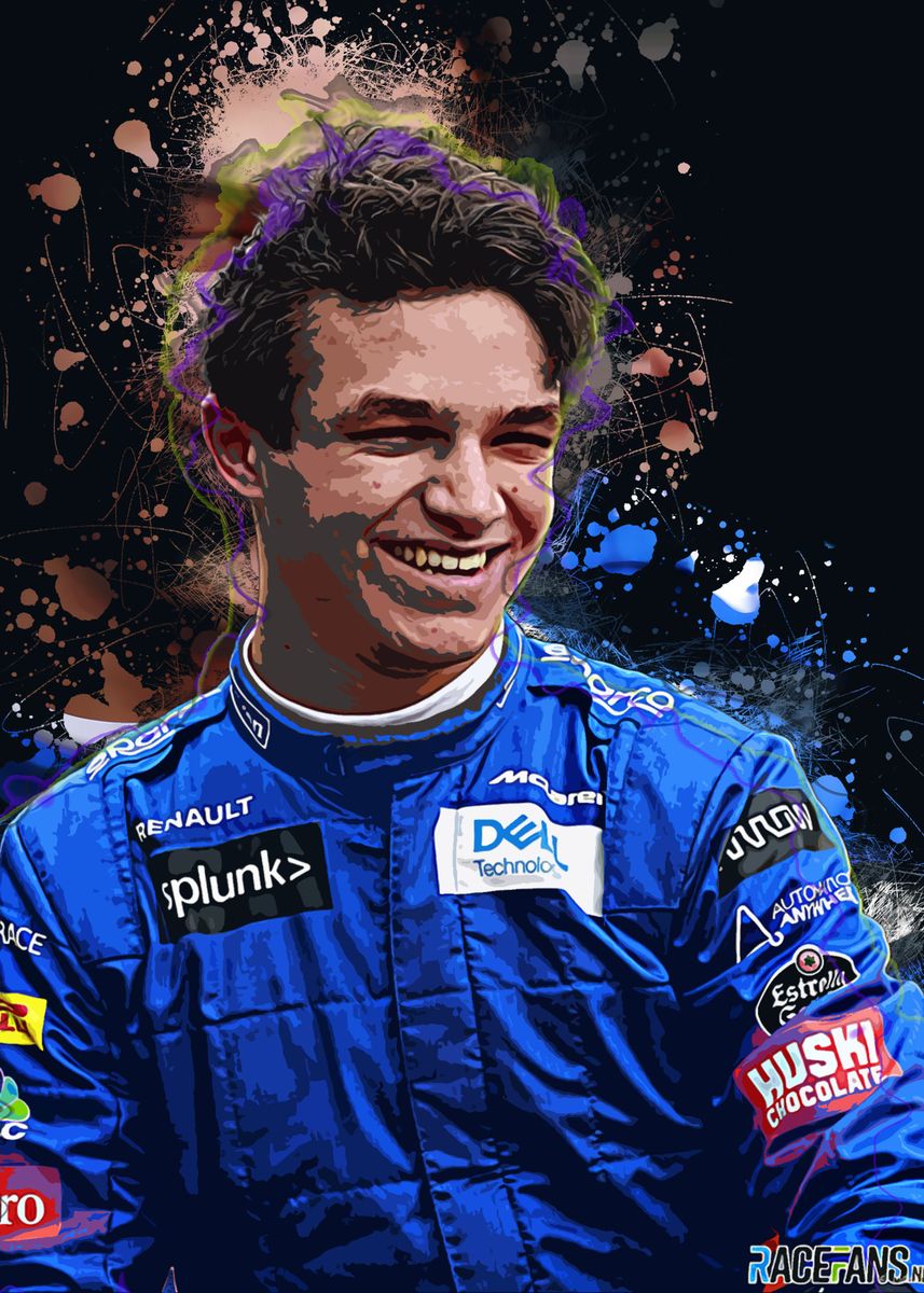 'Lando Norris' Poster by PADA GROUP | Displate