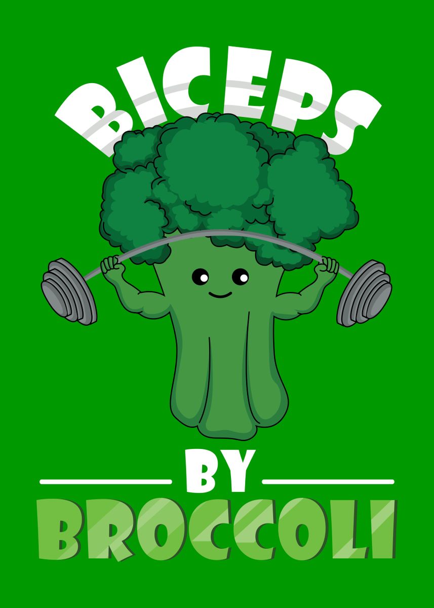 'Healthy Muscle Training' Poster by ShirTom | Displate