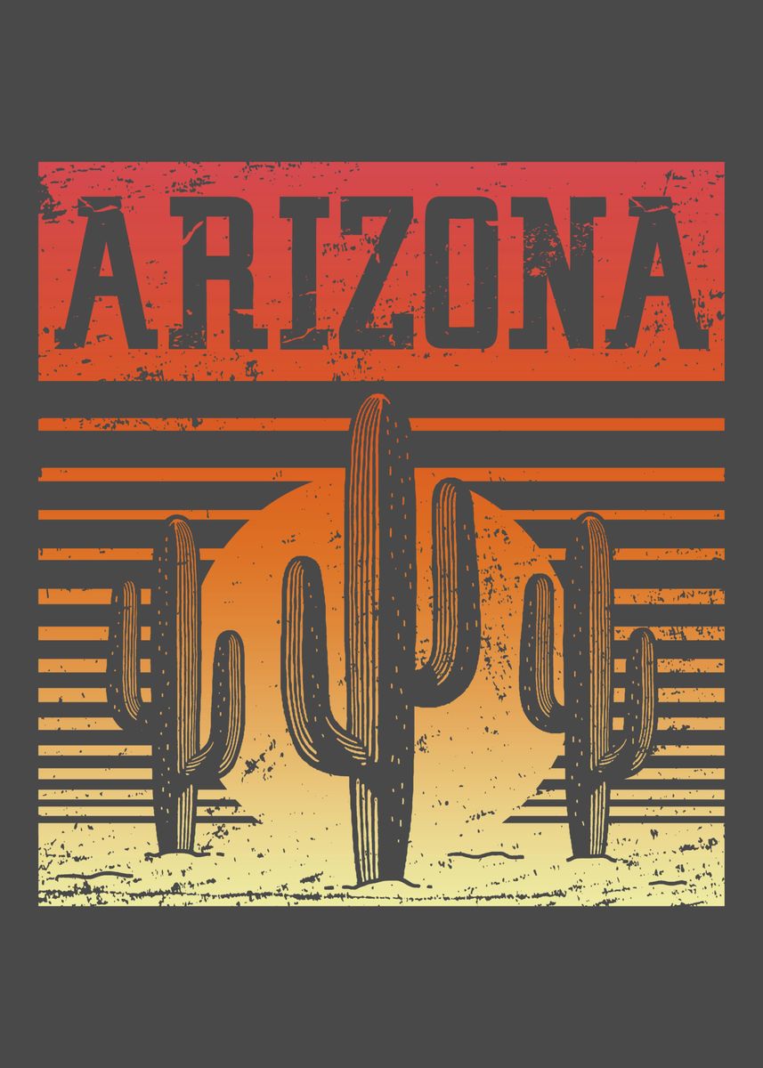 'Arizona' Poster, picture, metal print, paint by LeSheer Displate ...