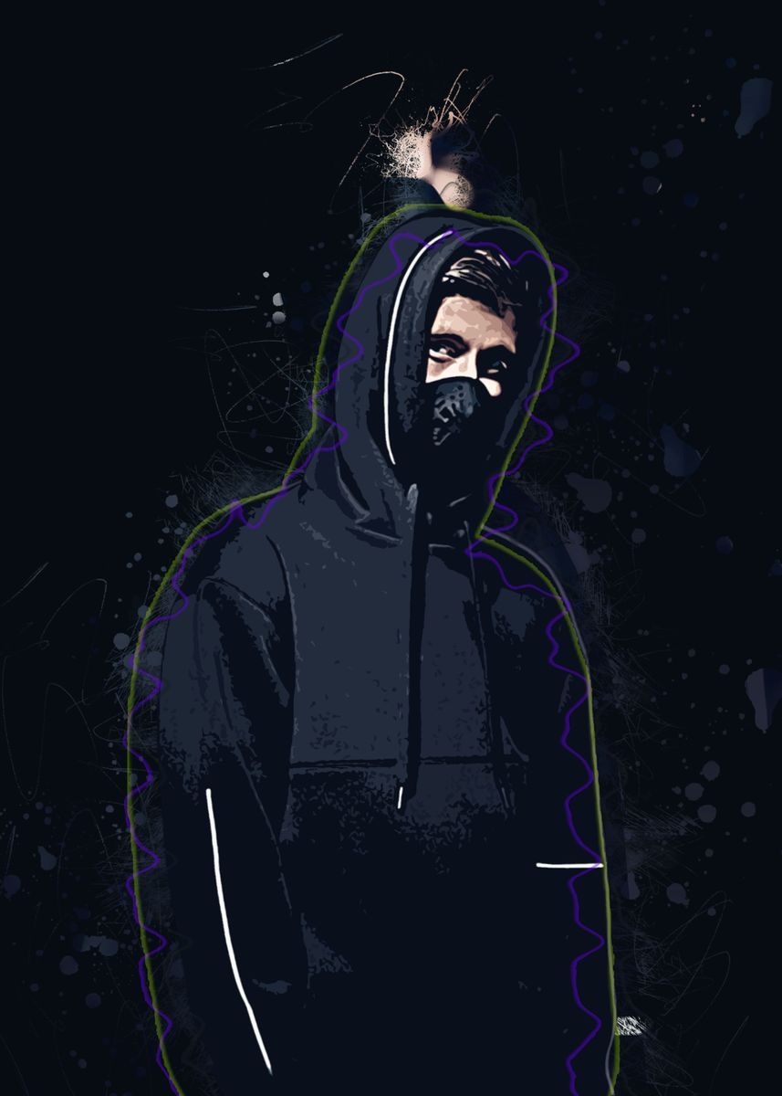 'Alan Walker' Poster by MDA STUDIO | Displate