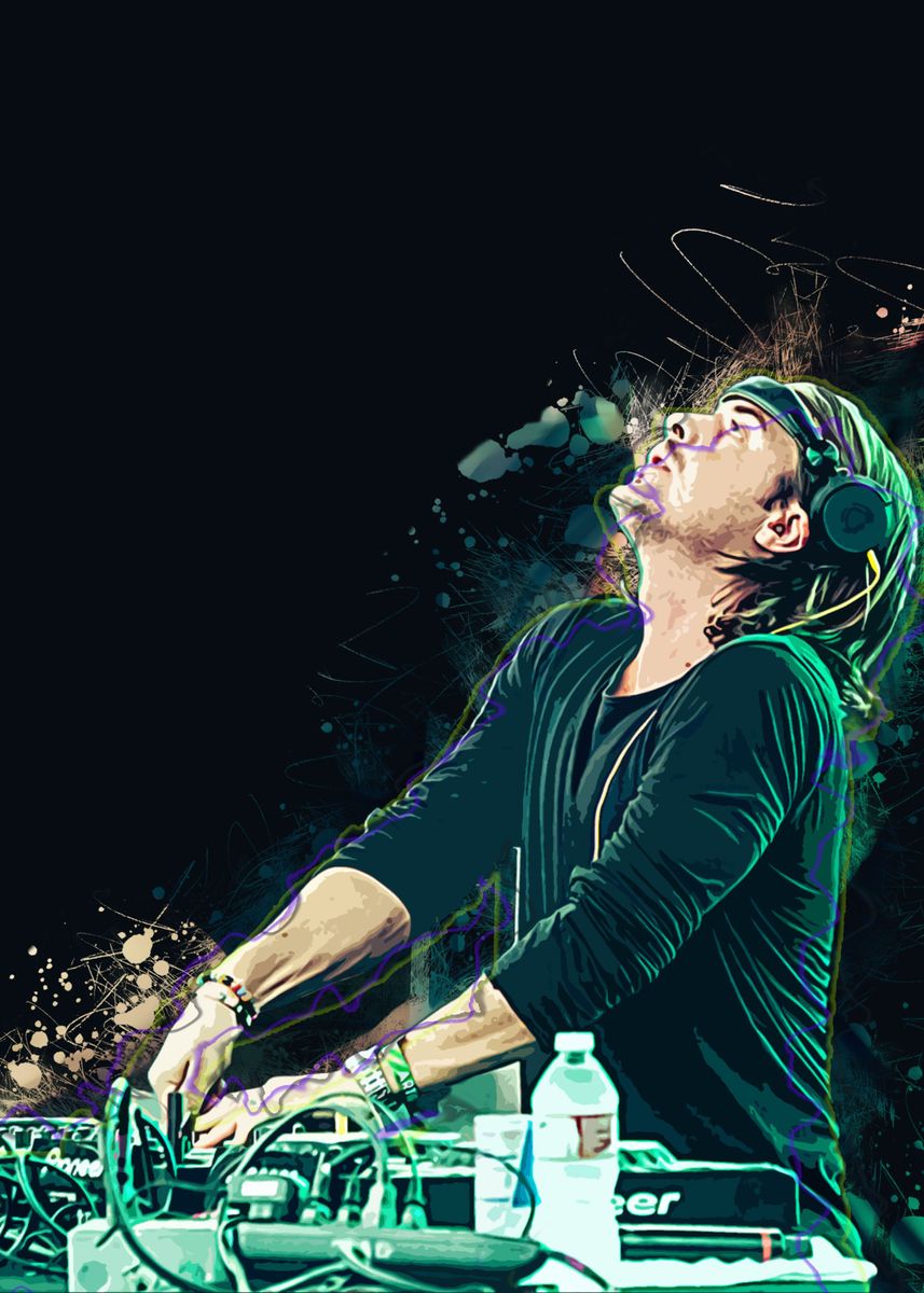 'Axwell' Poster, picture, metal print, paint by MDA STUDIO | Displate