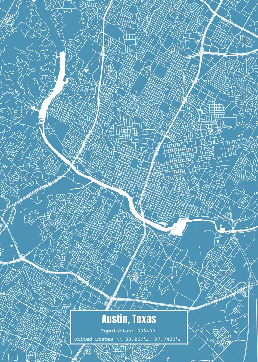 39 Austin Texas Topo Map Blue 39 Poster - 073ebcca57924d4ec4a75ae5c4163fe6 A141f32b687028e614b763f51c67e90a