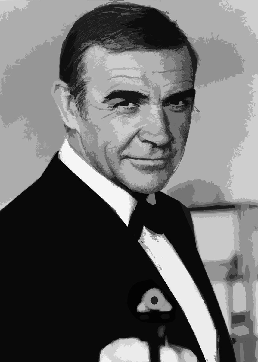 '007 Bond Connery' Poster by Nick Lopez | Displate