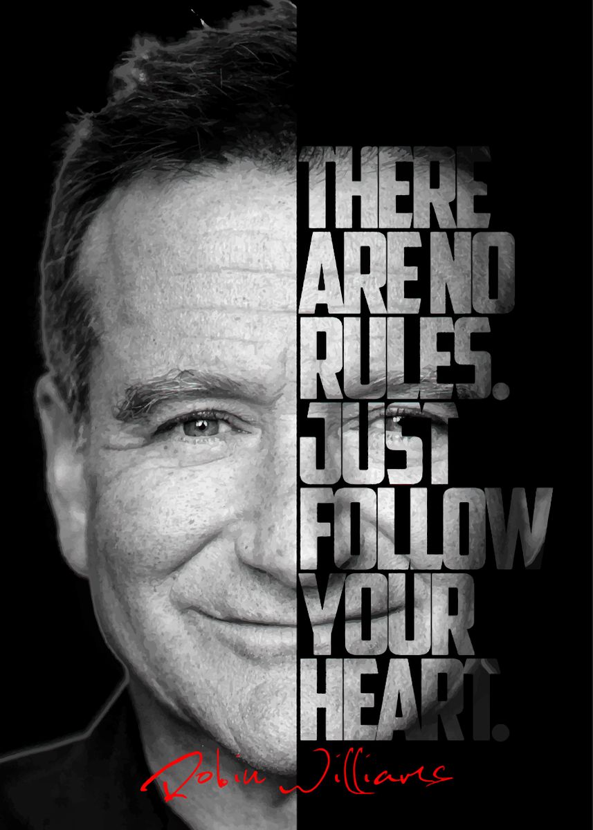 'Robin Williams' Poster by BnWDesigner | Displate