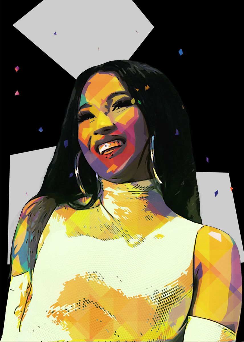 'Cardi B' Poster by OOM TEAM | Displate