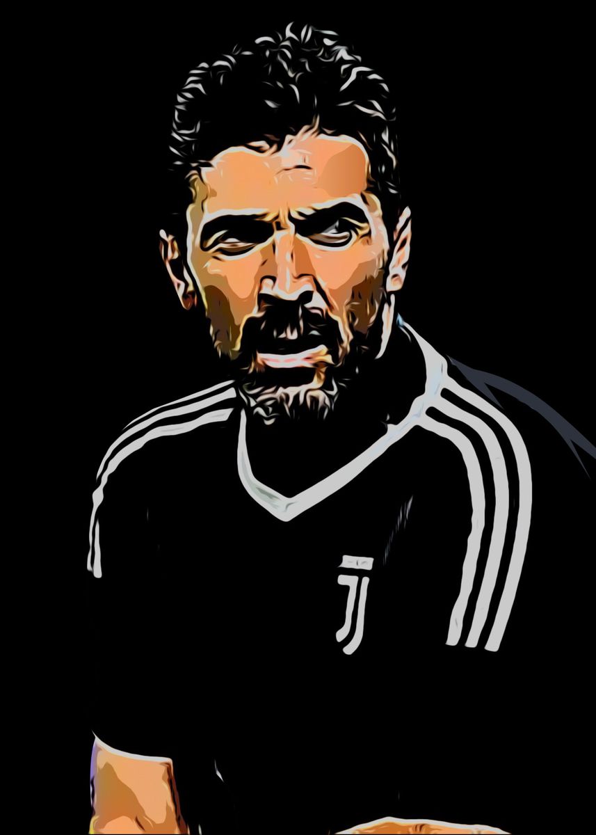 'Gianluigi Buffon' Poster, picture, metal print, paint by Miracle ...