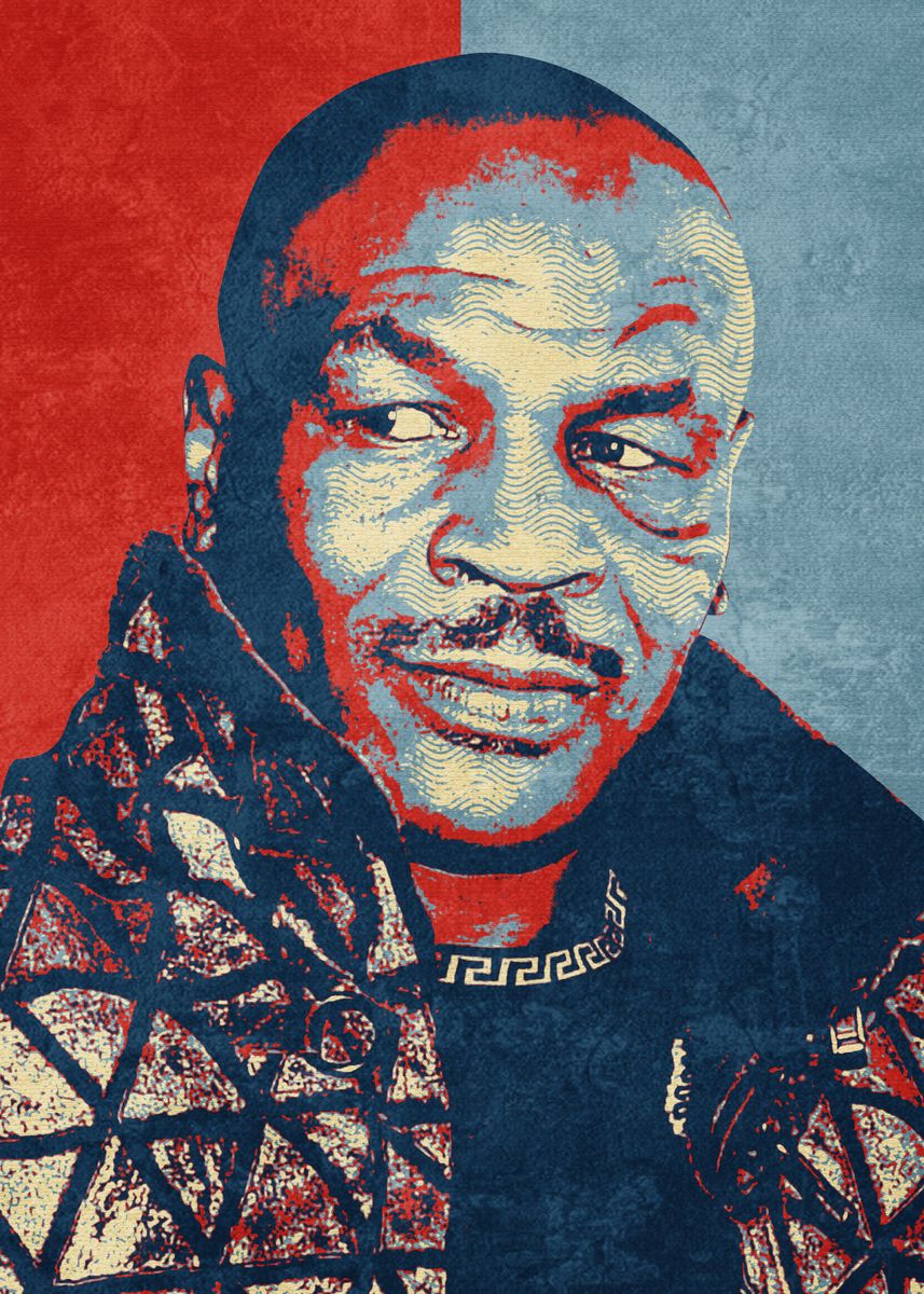 'mike Tyson' Poster, Picture, Metal Print, Paint By Izmo Scribbles ...