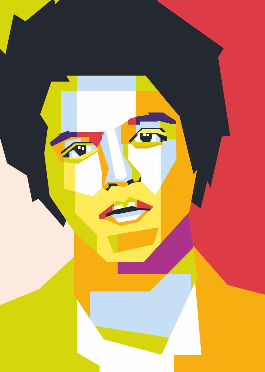 'Bruno Mars POP ART' Poster by Muhammad Iqbal | Displate