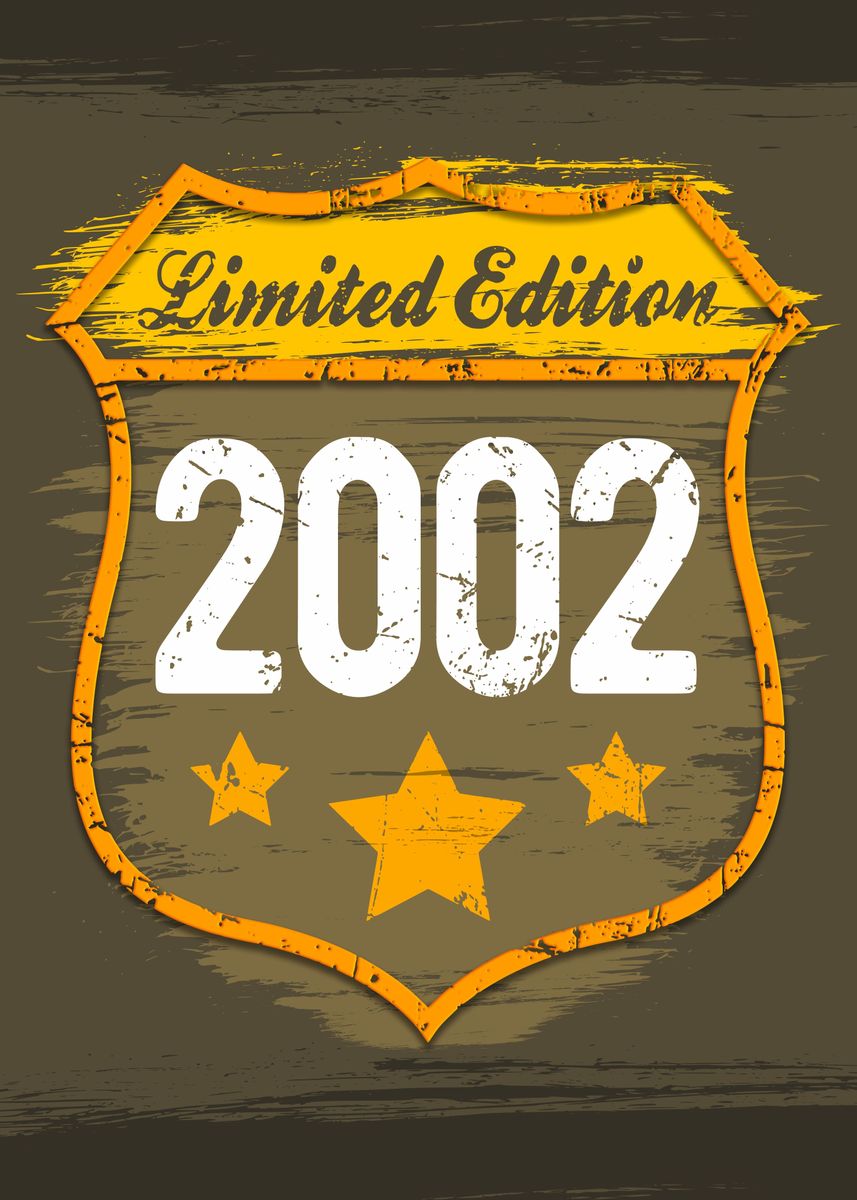 'Limited Edition 2002 Gift' Poster, picture, metal print, paint by ...