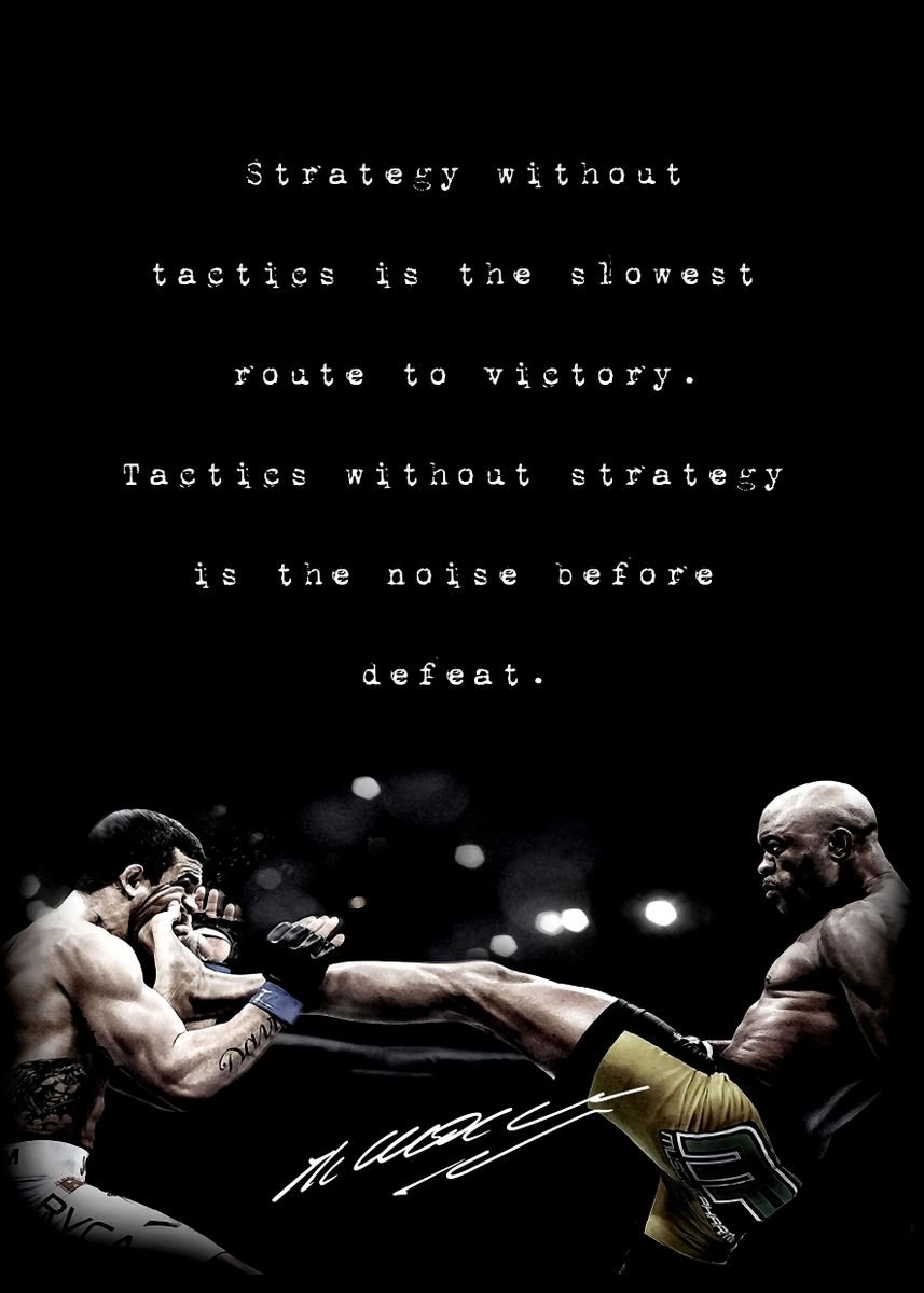 Anderson Silva UFC MMA Grunge Sports TREBLE CANVAS WALL ART Picture Print 