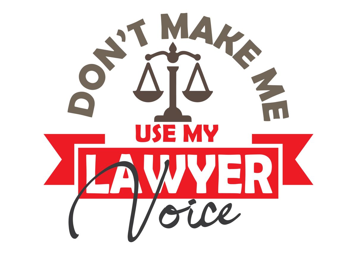 'Lawyer Voice' Poster by TheSpezialBrand Displate