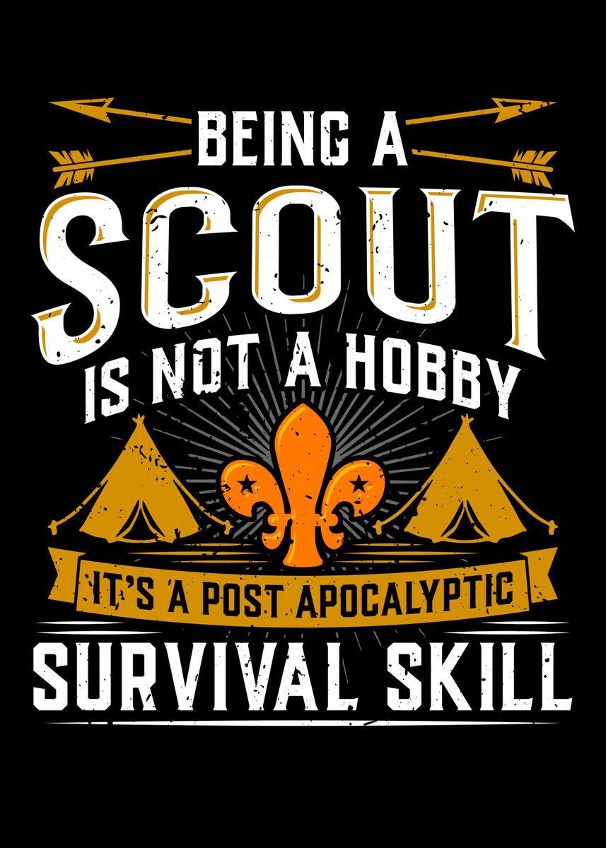 'Scout Survival Skill' Poster by platenum | Displate